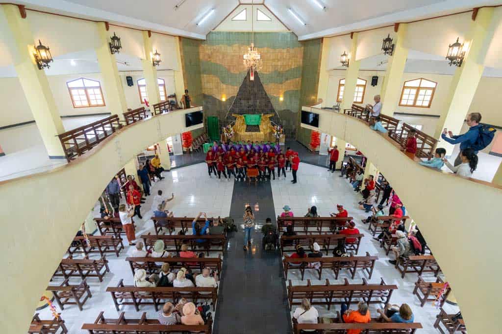 Locals Performing In Church