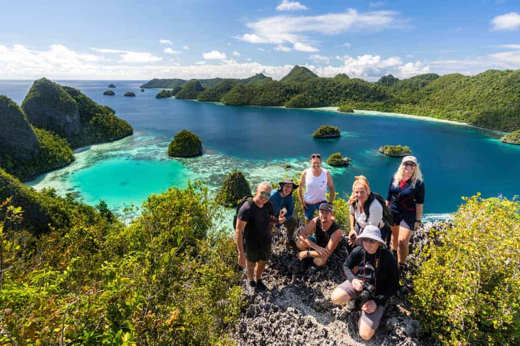 Group Up Top Of Hike