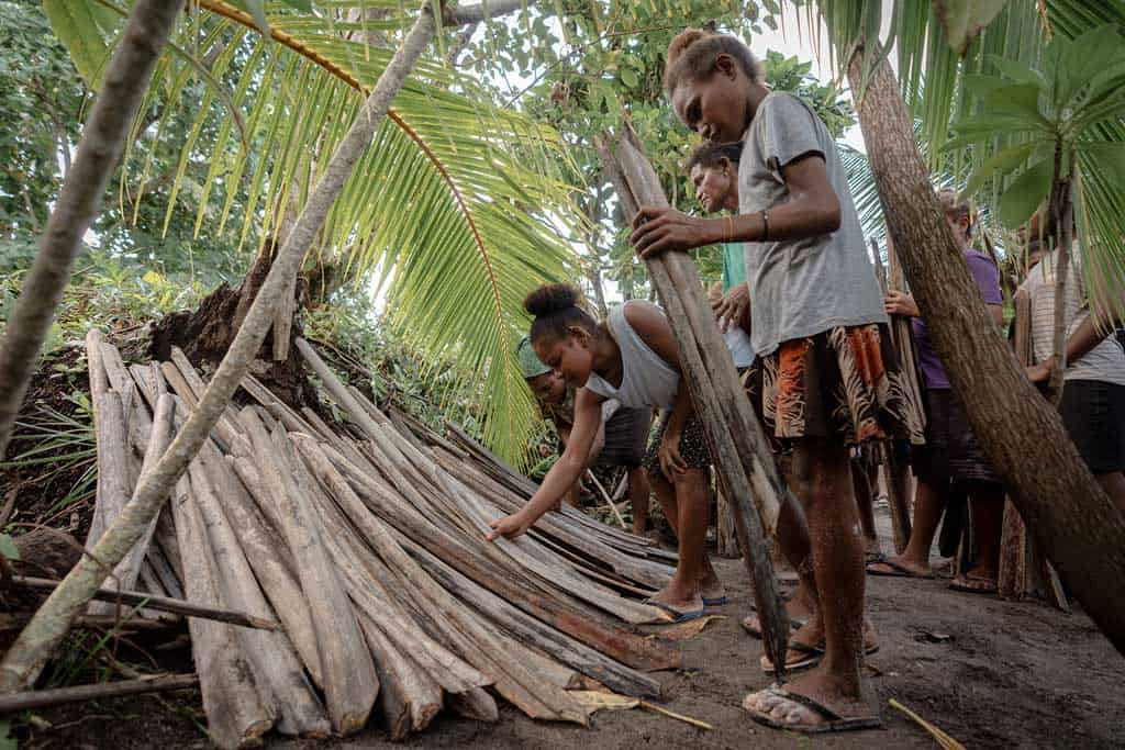 Beater Sticks On Pile