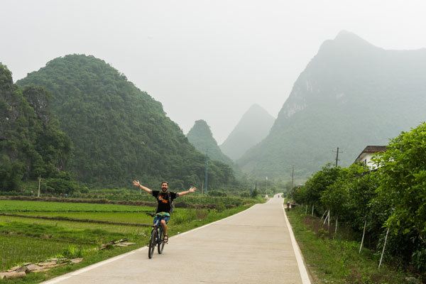 Bicycle Yangshuo Guangxi China Sustainable Tourism Responsible Travel