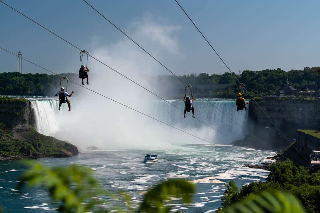 Ziplining Falls