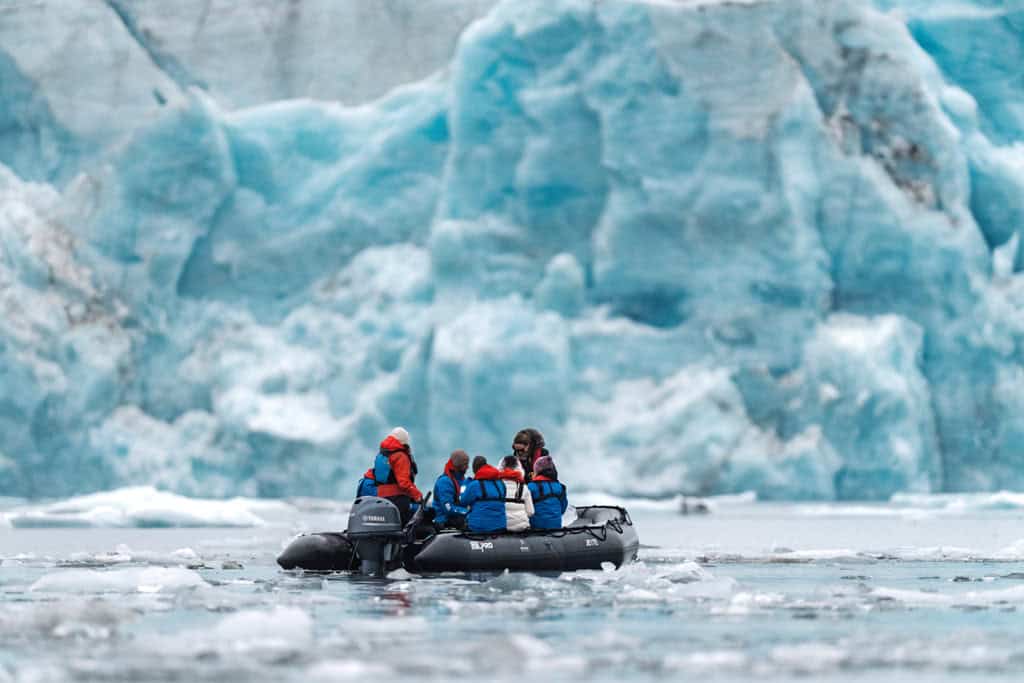 Zodiac Operations Glacier Greg Mortimer Aurora Expeditions
